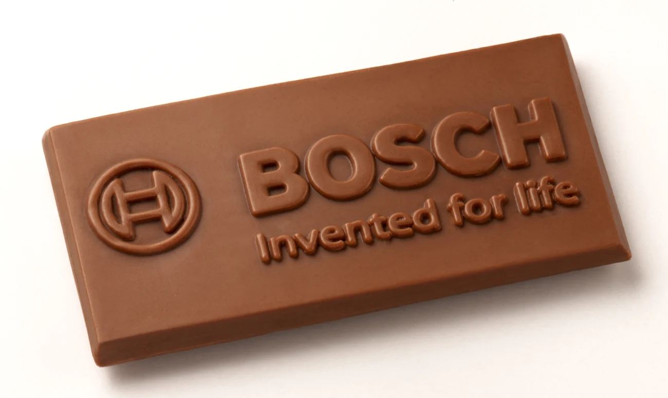 geprägte schokolade bosch